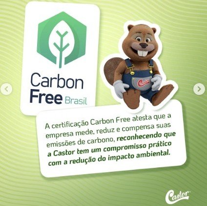 Certificação Carbon Free da Castor
