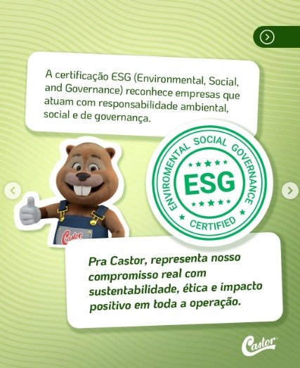 Certificação ESG da Castor