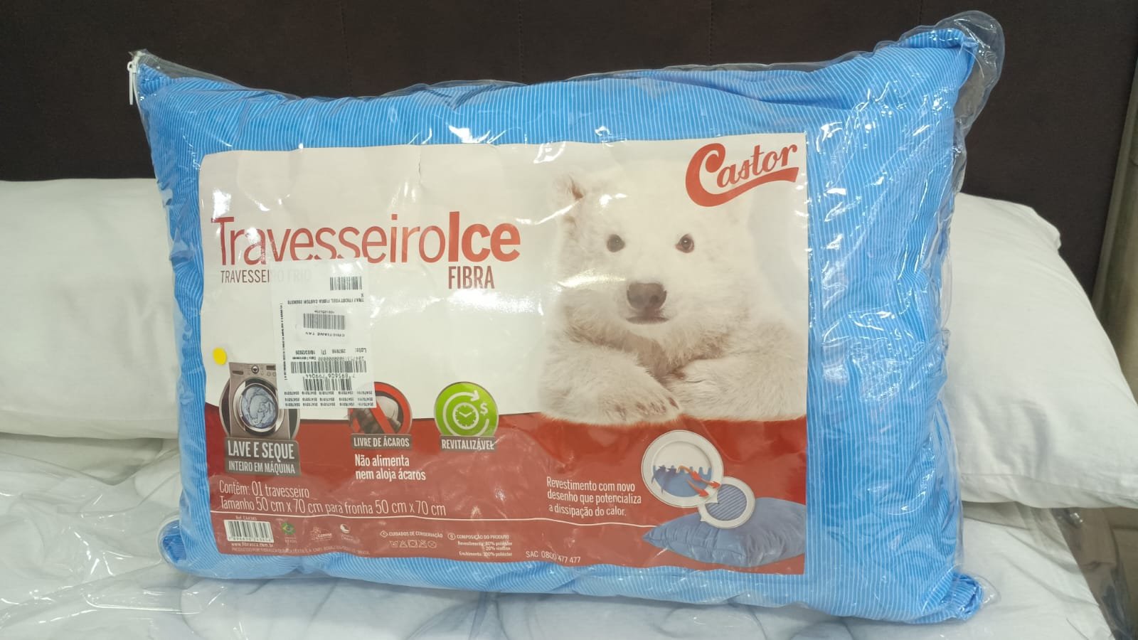 Travesseiro Castor Ice